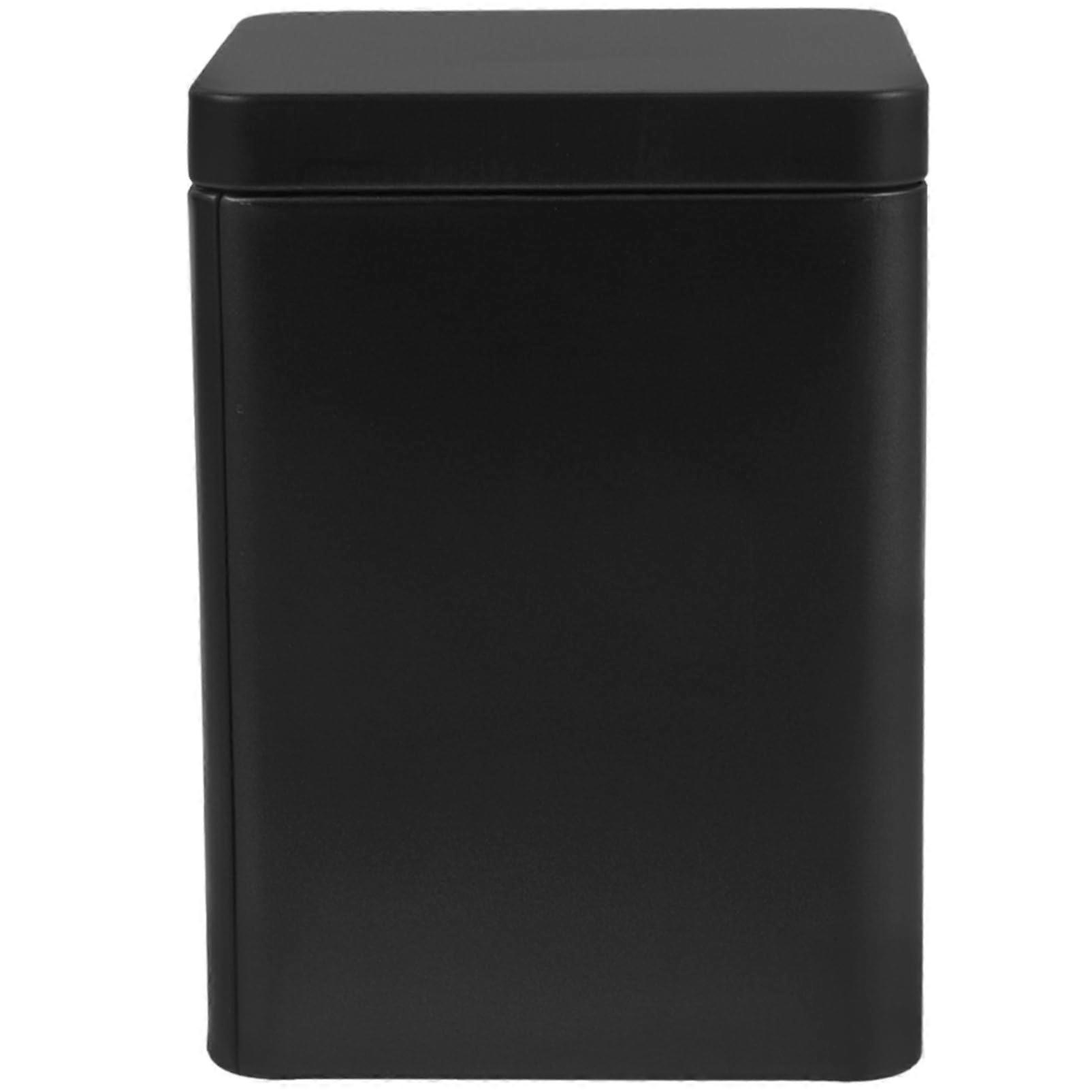 Square Iron Box for Tea and Sweets, Durable Easy-Clean Storage Container for Craft Supplies, Robust Design