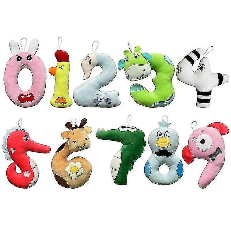 2023 الأبجدية الجديدة لور أفخم اللعب الرقمية سلسلة أرقام أفخم وسادة دمية اللعب للأطفال هدايا عيد ميلاد التعليم دمية اللعب