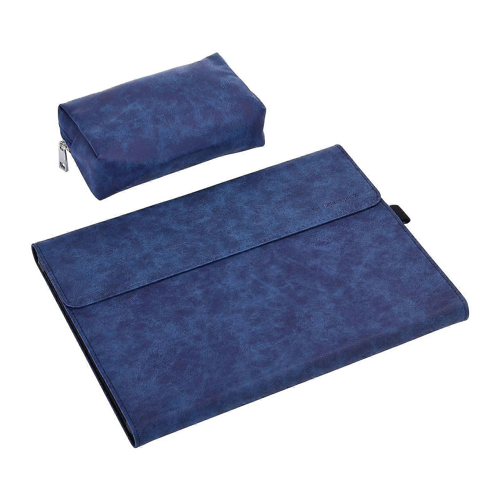 PC Hard Shl Tablet PC Case, Color: Dark Blue + Power Bag