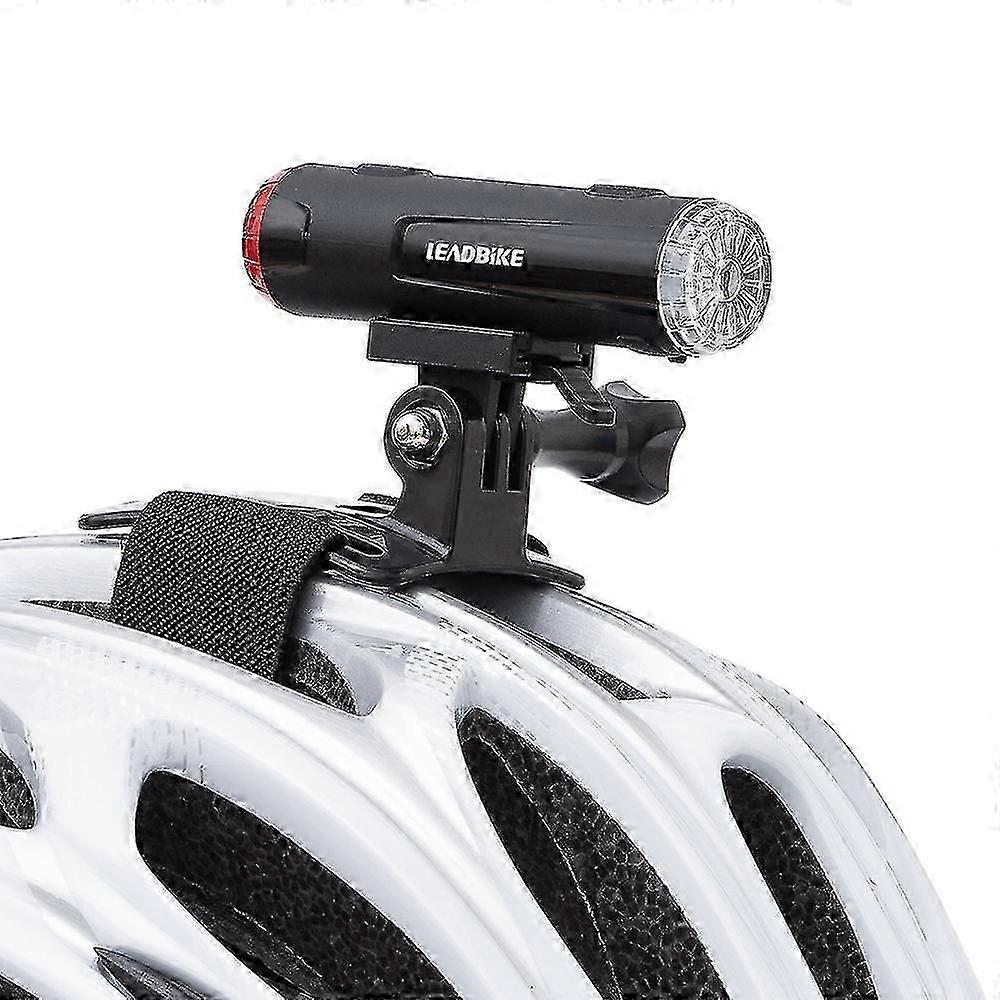 Integrated USB Charging Bicycle Helmet Light with Front and Tail Illumination