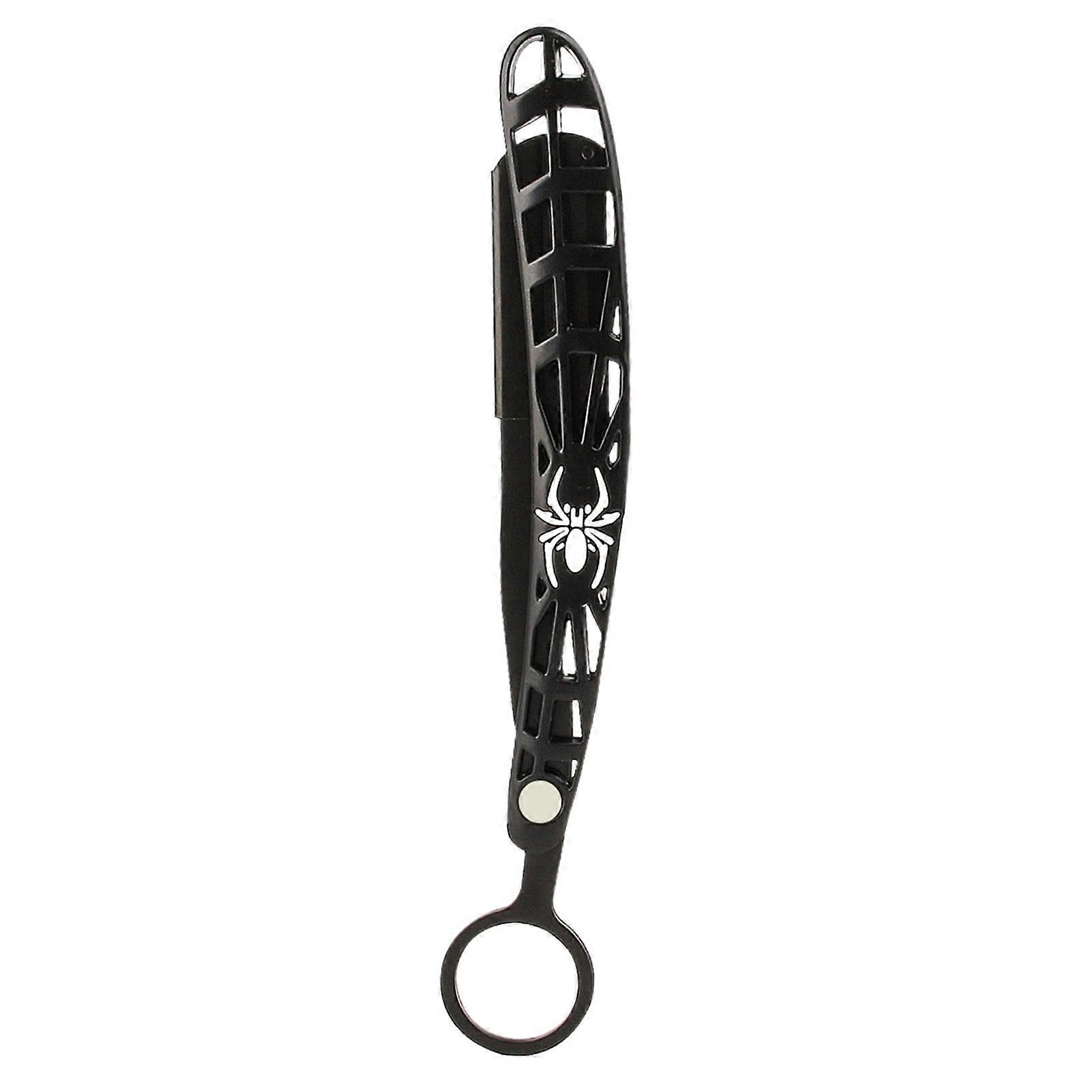Barber Razor Holder, Razor Holder Barber Spider Shaving Stand Shaving Tool Stand, Manual Shaving Tool Holder, Folding Razor Holder for Men White