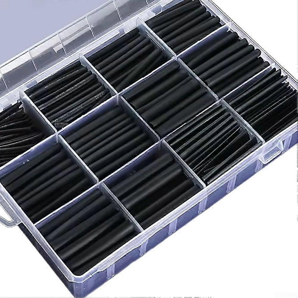 650piece heat shrink tubing set with reliable 2:1 shrink ratio for protection against the elements.
