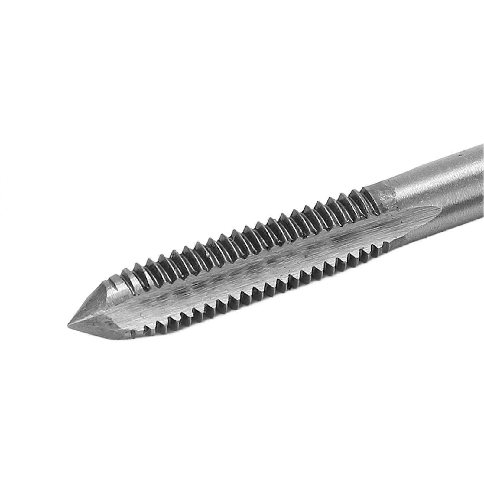 2Pcs/Set Metric Machine Tap High Speed Steel 3 Straight Flutes Screw Thread Tapping ToolM5x0.8