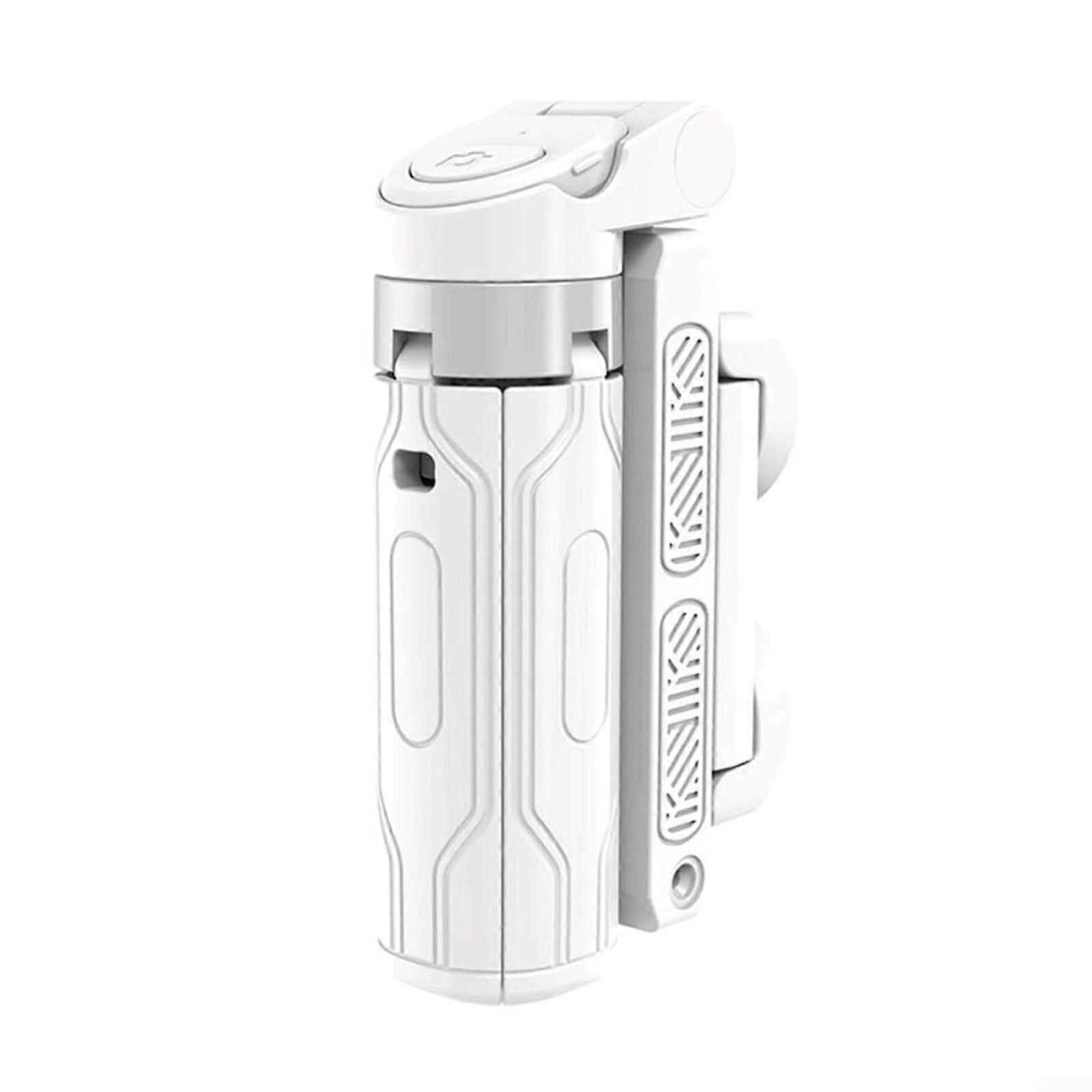 Compact Camera Tripod, Selfie Tripod with Detachable, 220365mm Extendable Phone Holder, Portable ABS Tripod for Smartphone Photography (White)