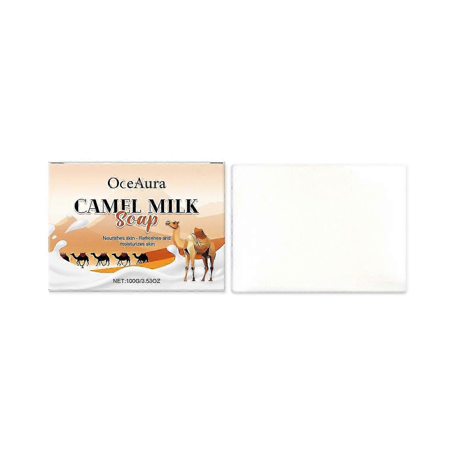 Camel Milk Soap - Natural Soap Bar for Face & Body, Shower Soap, Refreshing & Nourishing - Solid Soap, Gentle Cleansing, Soothing, Moisturizing Skin