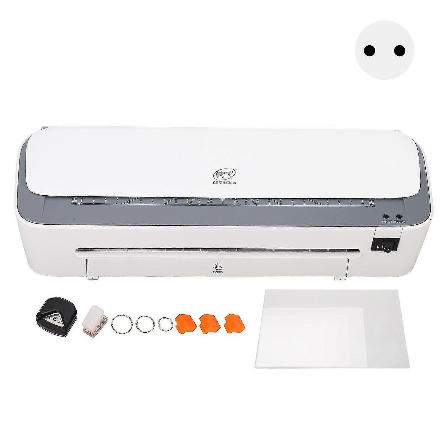 Laminator Machine A4 Desktop Hot Cold Laminating Thermal with Paper Cutter Corner Rounder for Office School Business EU Plug 220240V 280W