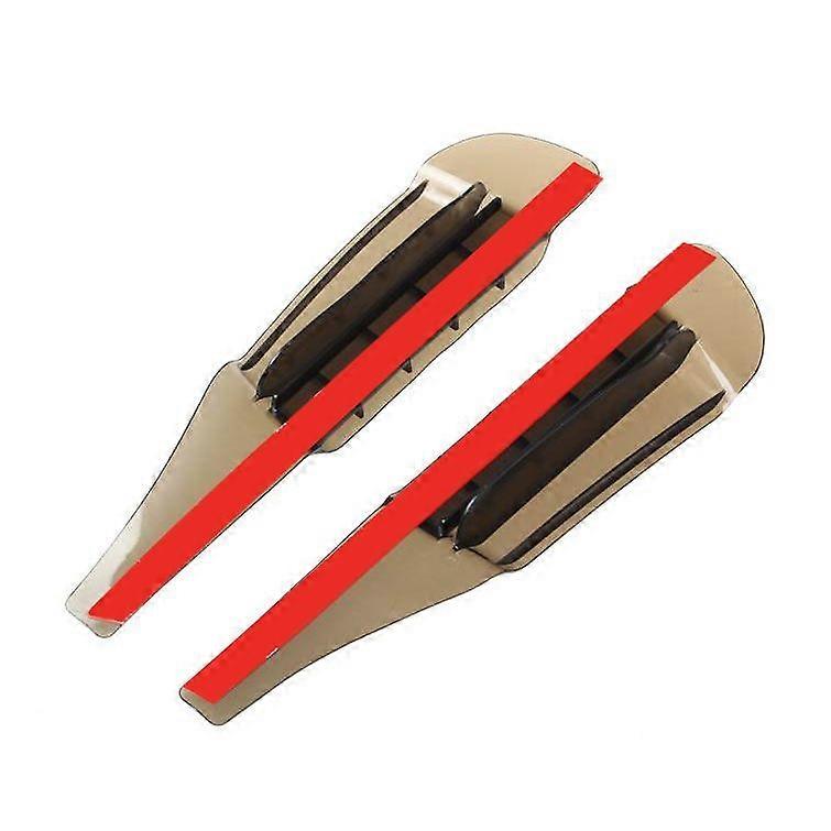 2 PCS Rain Board Rain Eyebrow with Wind Guide Apparatus