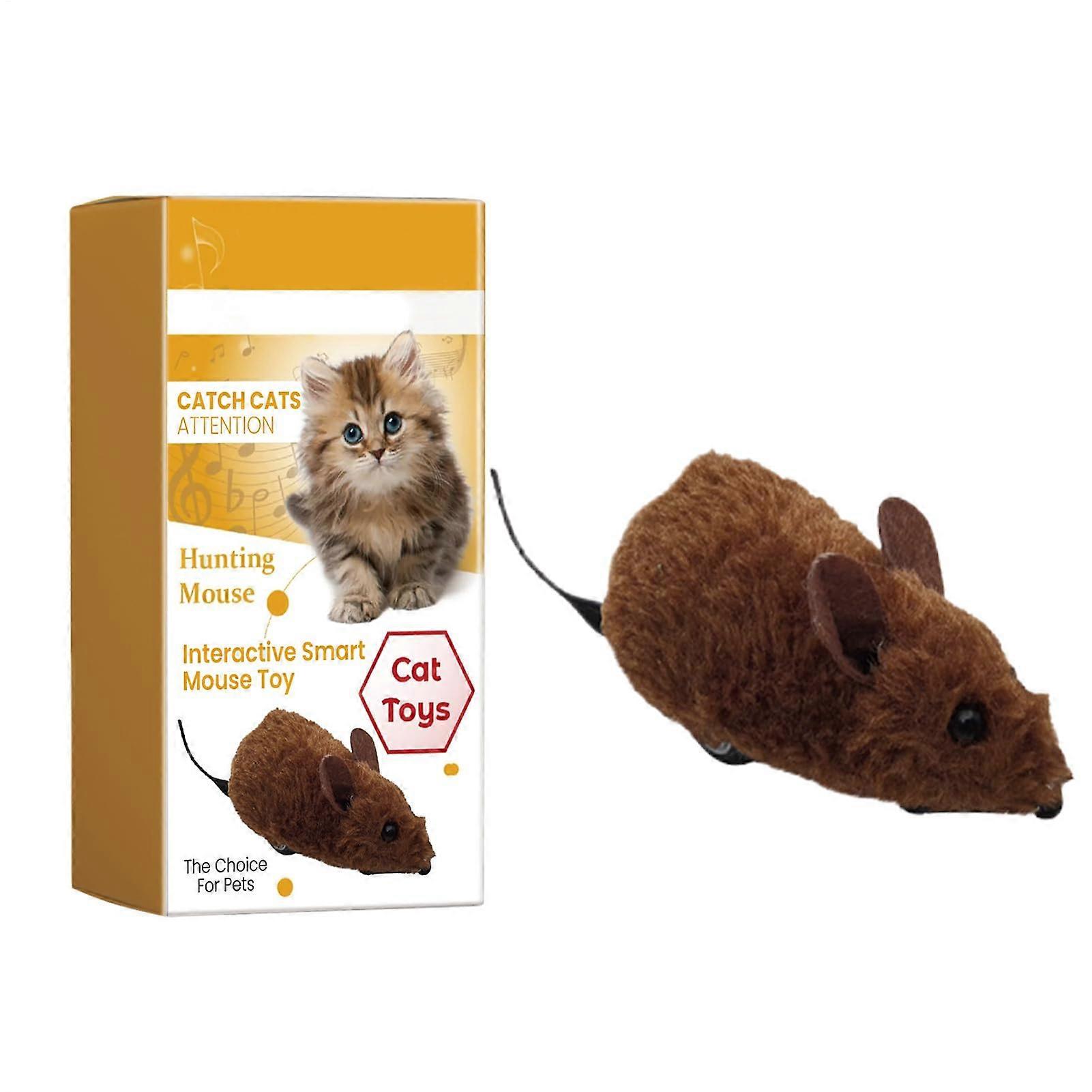 Electric Cat Toy Mice - Interactive Squeaky Mouse Toy for Cats, Automatic Movement, Ideal for Indoor Play and Reducing Boredom