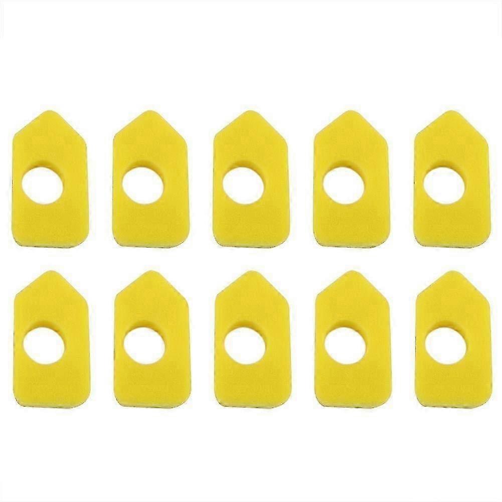 10PCS Yellow Foam Air Filters - Replacement Air Filters Compatible with Briggs & Stratton Engines for Enhanced Performance