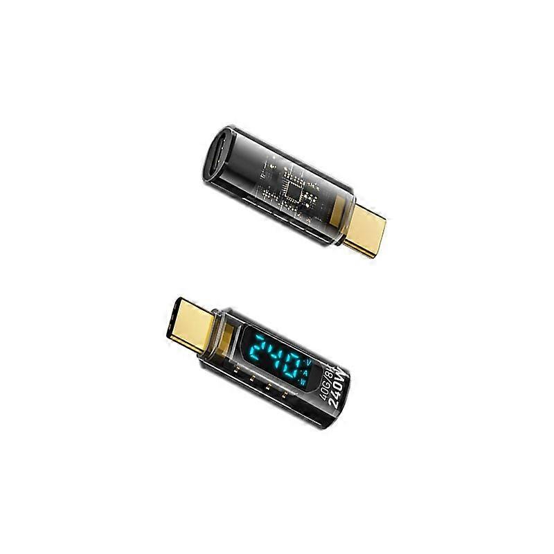 INF 240W USB-C Hona till USB-C Hane Adapter medigitalisplay 2-pack
