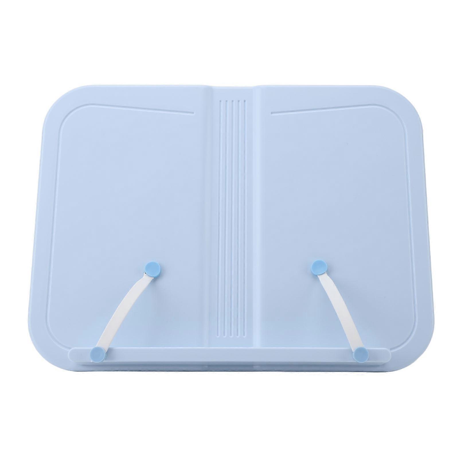 Book Holder Adjustable Reading Stand Children Reading Book Display Stand Textbook Cookbook Stand Blue Basic Version