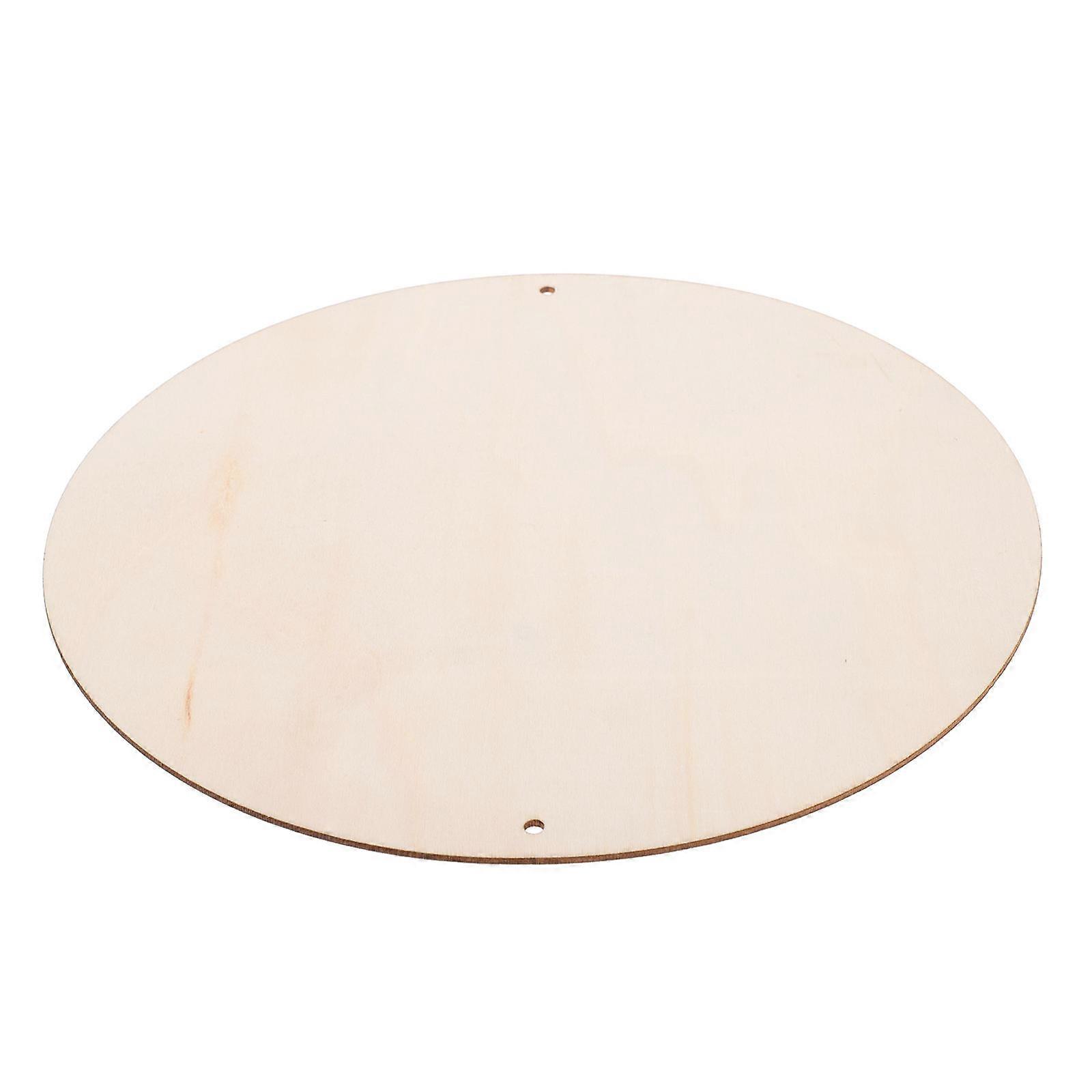 kulatá dřevěná deska pro DIY hlínu výrobu hnědý syntetický materiál lehký odolný 1ks