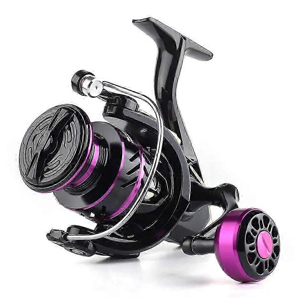 LINNHUE HP-3000 5.2:1 Gear Ratio Metal Spool Spinning Reel 10KG Max Drag Fishing Reel with Metal Kno