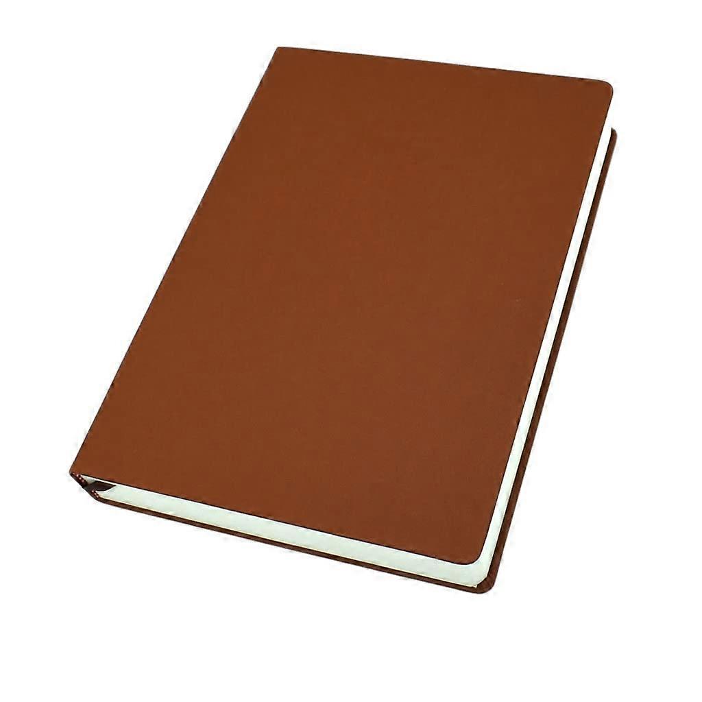 Super thick bullet notebook with handcrafted leather cover, ivorywhite paper, A6 size.