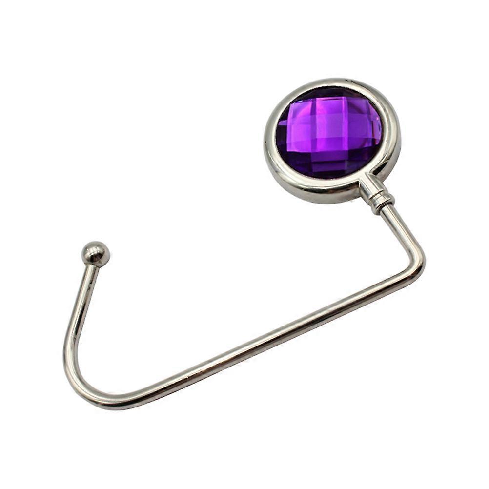 Handbag Hooks Bag Table Hooks Portable Hangers For Handbags 2pcs Anti-Slip Pad