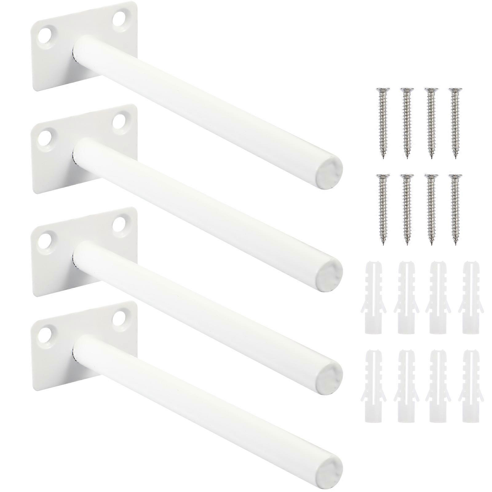 Wall Shelf Bracket Heavy Duty Metal Shelf Brackets For Wooden Board Installation In Kitchen 4 Sets