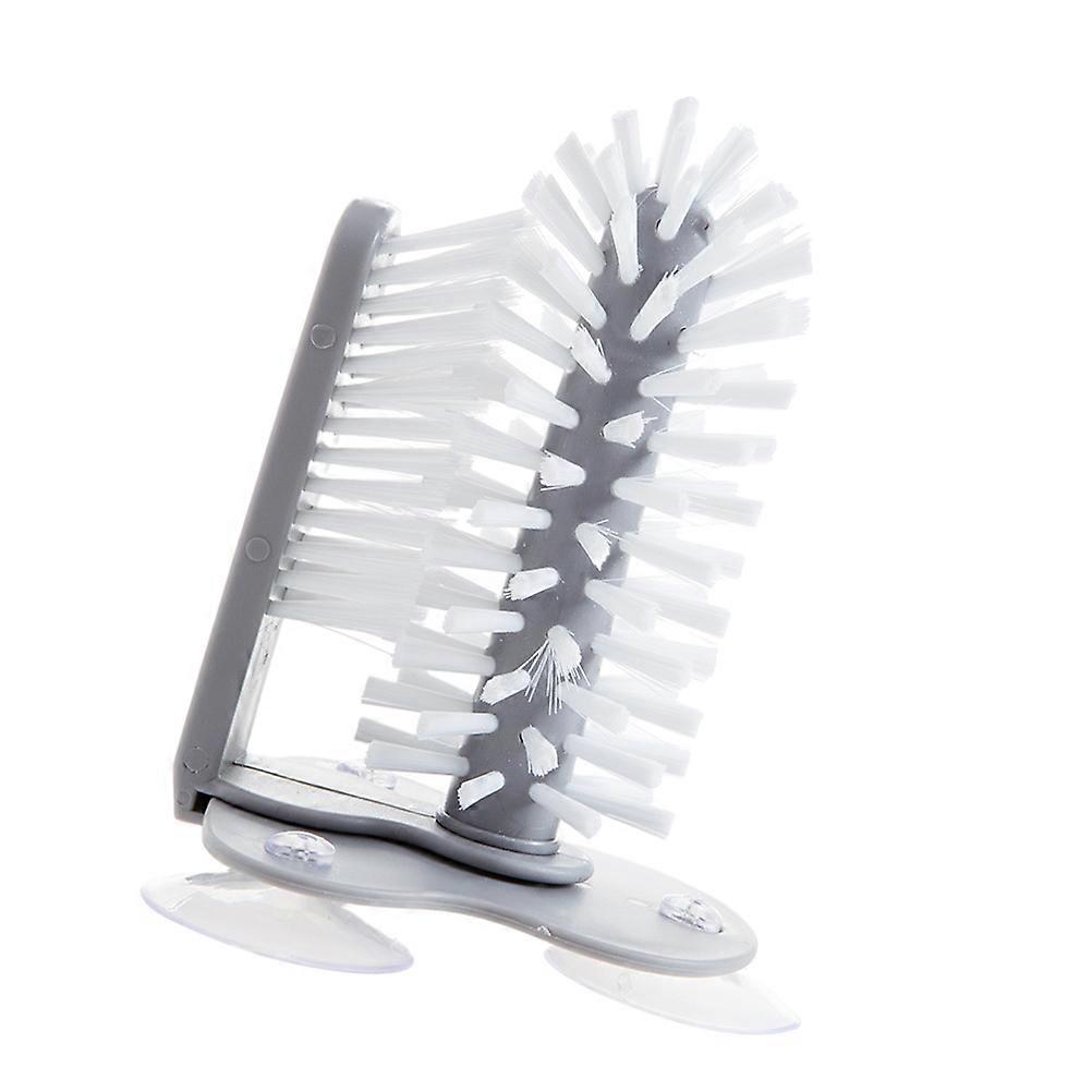 Creative Lazy Cup Brush for Cleaning Use with PP PVC Material Grey Color Fits Most Sinks 1PC