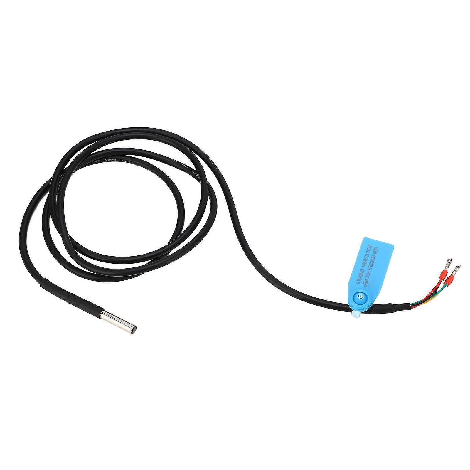 Soil Temperature Humidity Sensor Probe Digital Waterproof Soil Moisture Tester Probe I2C Interface Output DC3.3V 