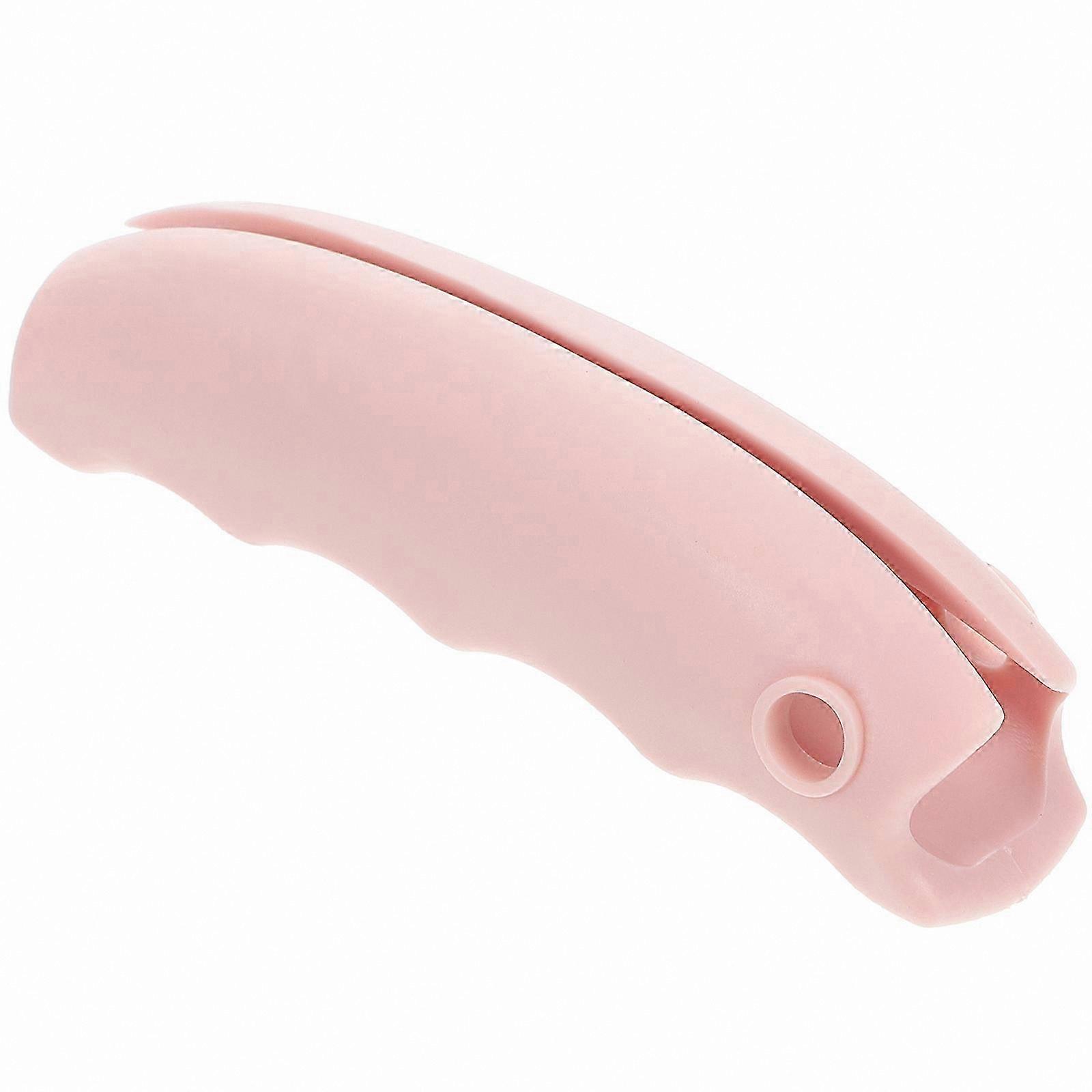 Silicone Vegetable Bag Holder with Handle Lock, Portable Kitchen Tool for Groceries, Labor-Saving Device in Random Candy Colors