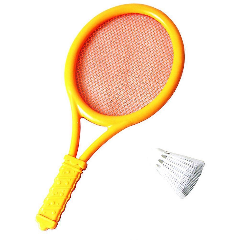 Badminton Racket Set with Durable Plastic Balls for Playing Assorted Color Perfect for Kids and
