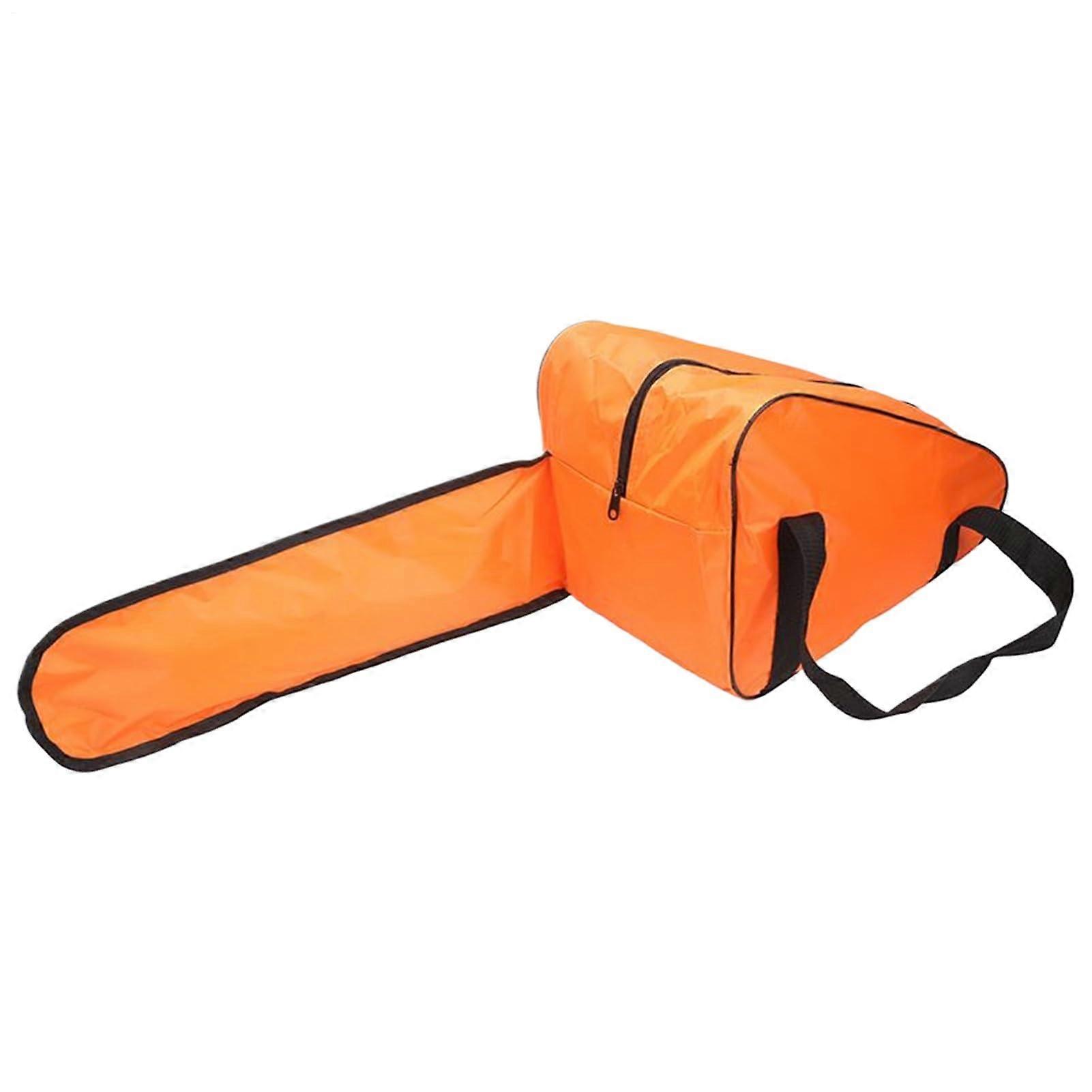 Chainsaw Bag Waterproof Carrying Case Durable Oxford Fabric Protective Storage With Handle Fits Most Models