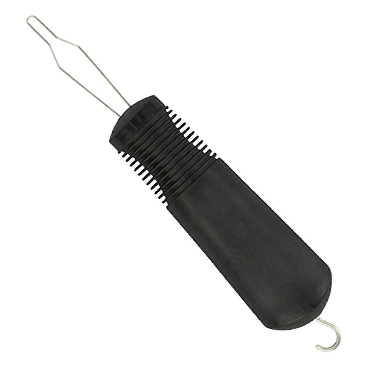 Button Hook Dressing Aid for One-Handed Use with Zip Pull