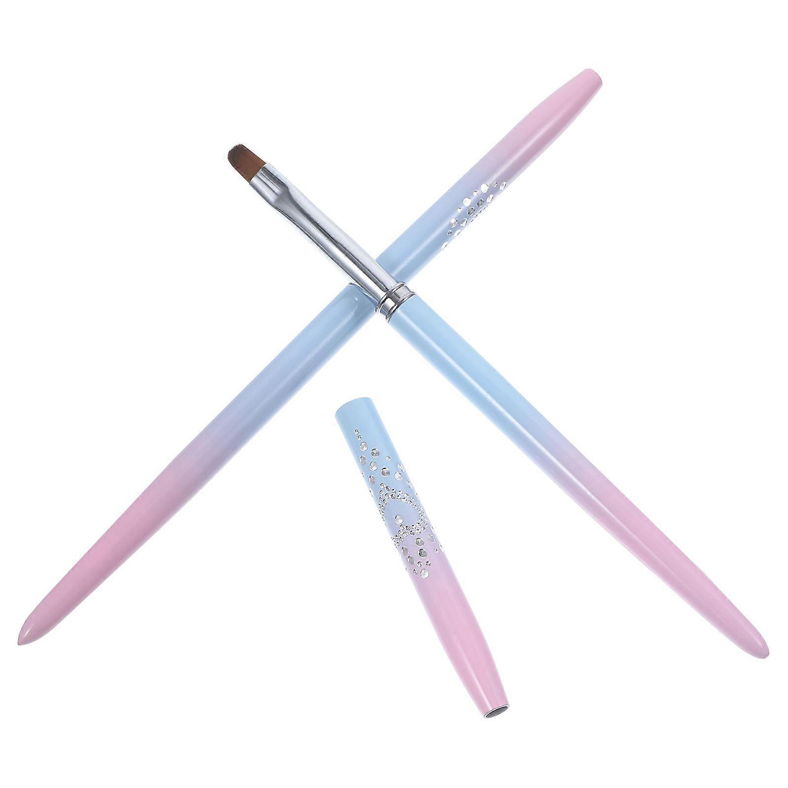 Nail Art Pen with Fine Tip for Gel Polish Made of Metal Multi Color Easy to Hold and Use 2Pcs
