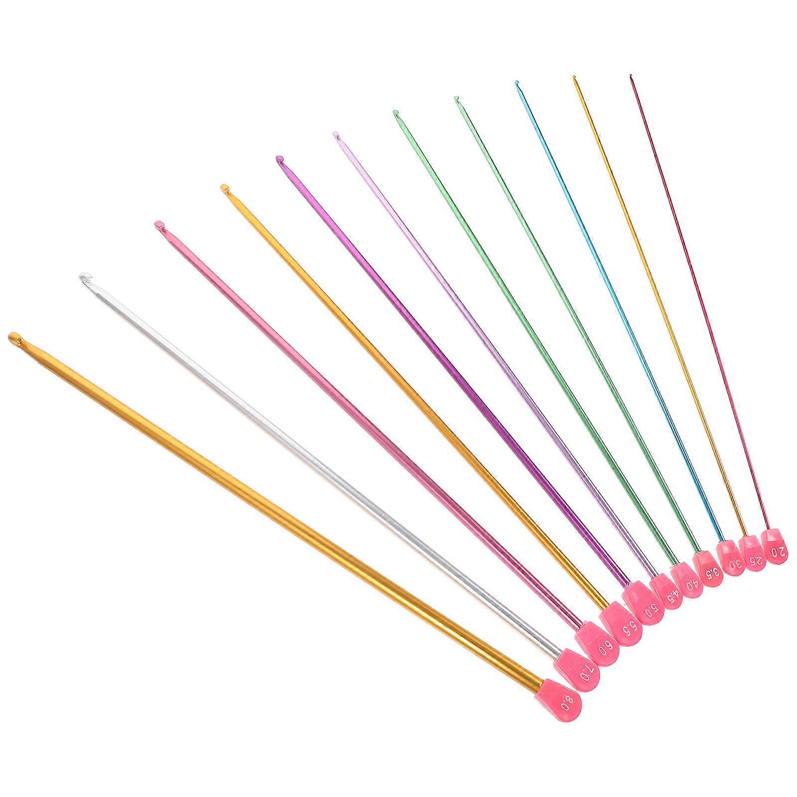 11Pcs Crochet Hooks Knitting Tools Set Knitting Needles for Yarn Craft