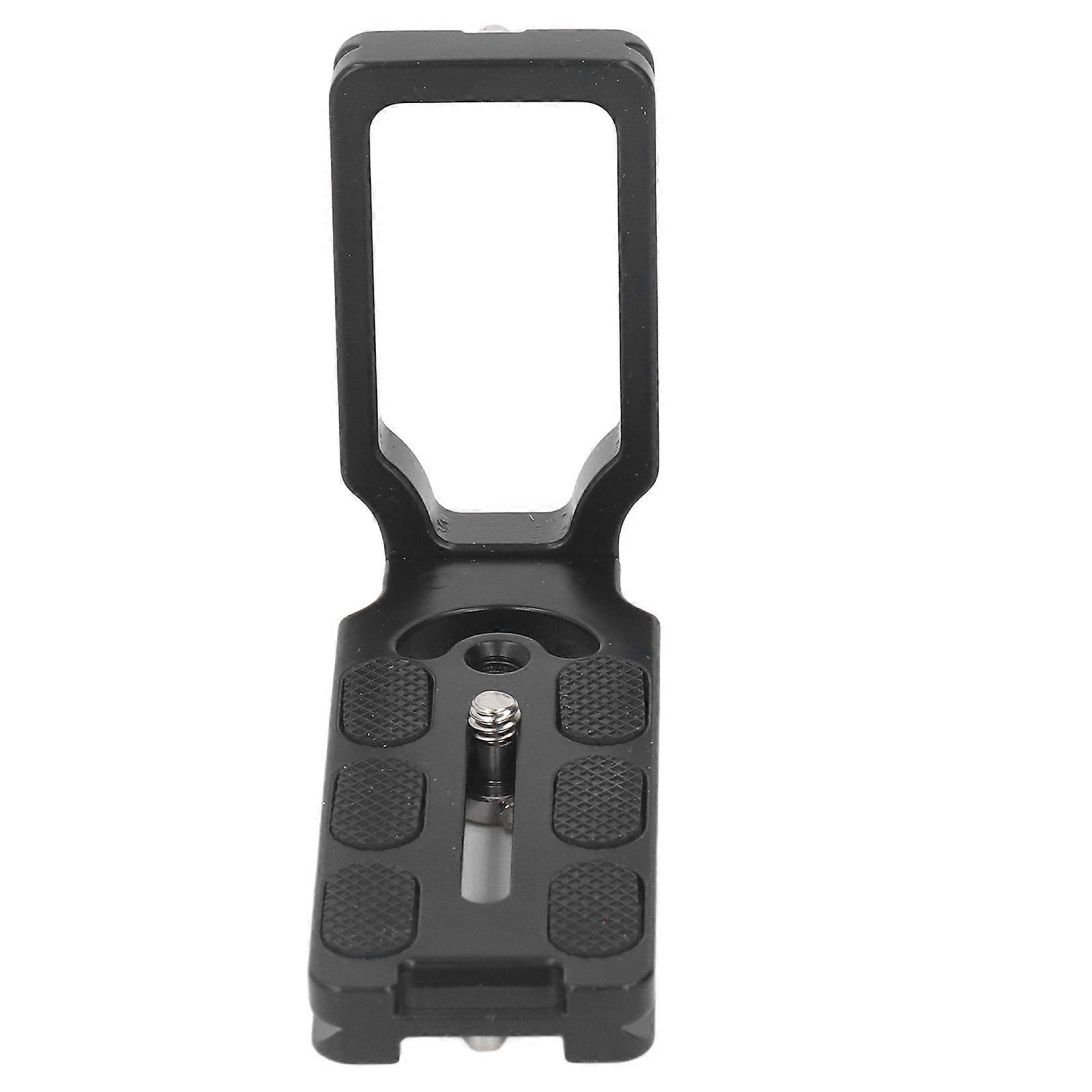 Camera L Bracket Vertical Horizontal Switching Aluminium Alloy Soft Silicone Cushion Quick Release Plate for Camera