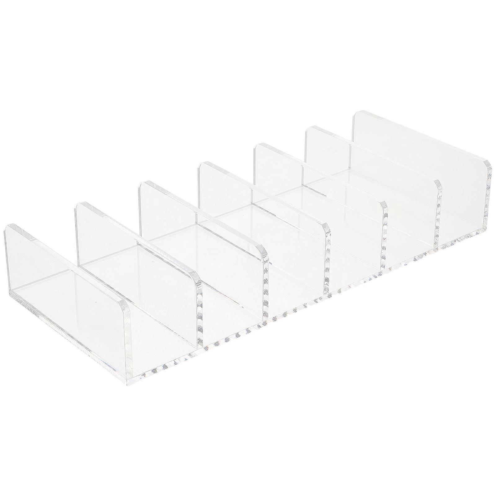 Acrylic Mobile Displays Cell Phone Holder Desk Rectangular Display Multifunctional 24.50X10.50X4.20CM 1Set