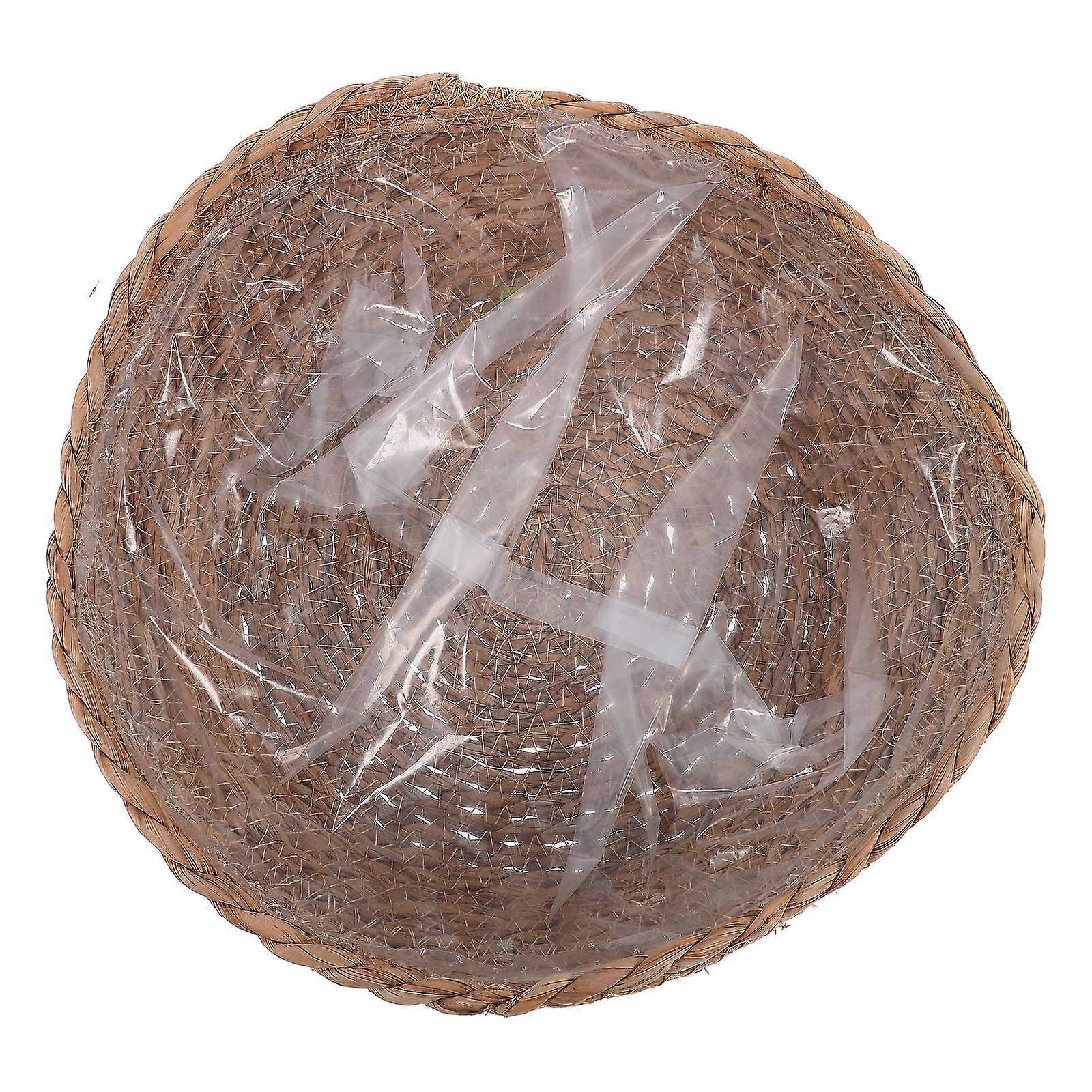Woven Straw Flower Arrangement Basket for Home Use Multi Color Safe and Reusable