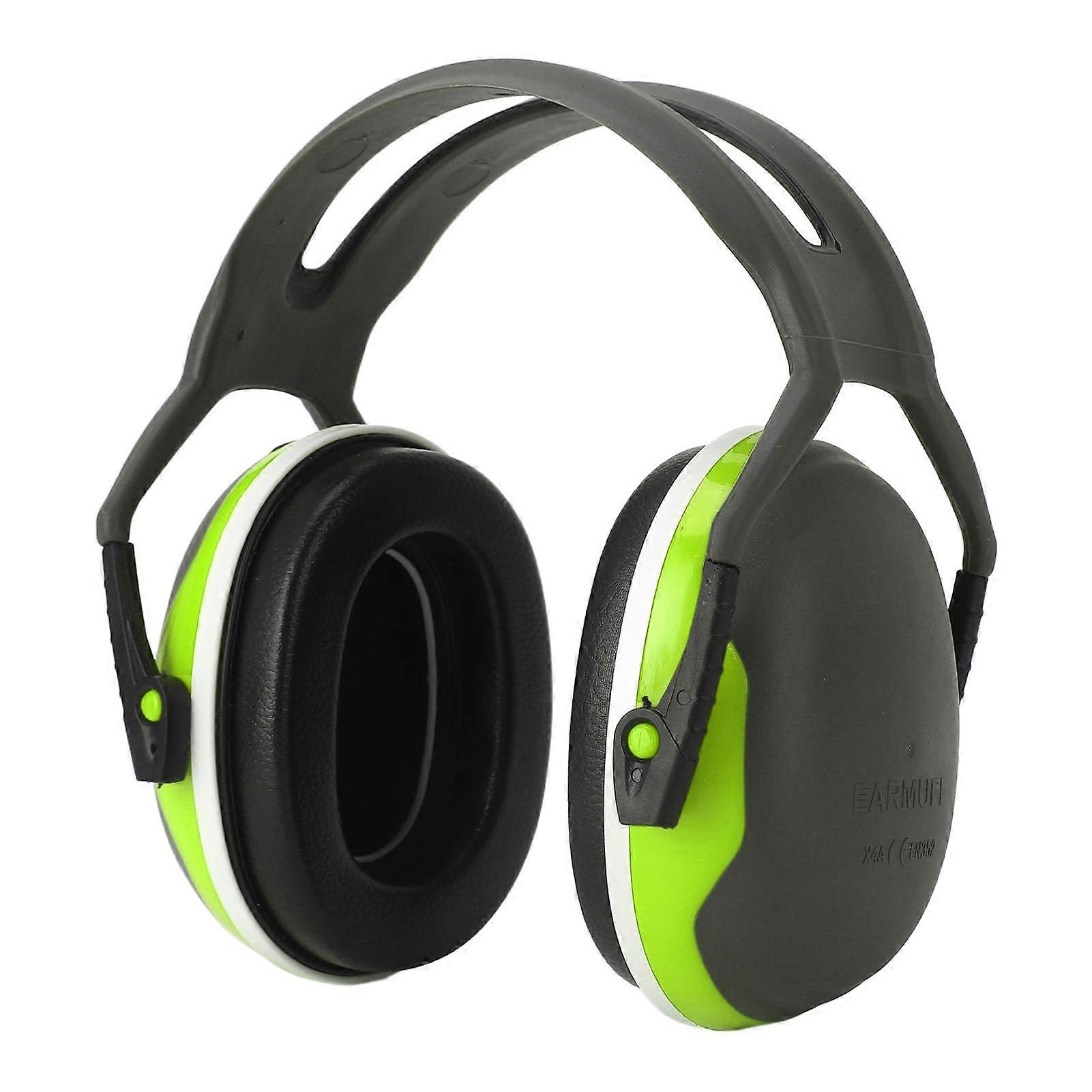 Noisereducing ear protectors, noisereducing safety ear protectors, foldable, noisecanceling ear protectors for sleeping and working (Green)