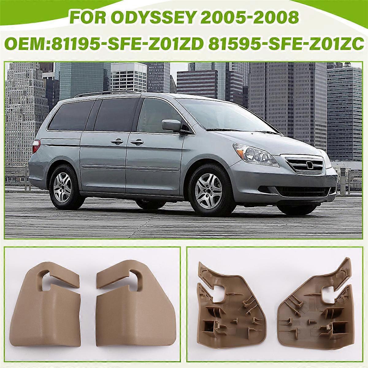 1Pair Middle Row Left Seat Rail Bracket Cover for