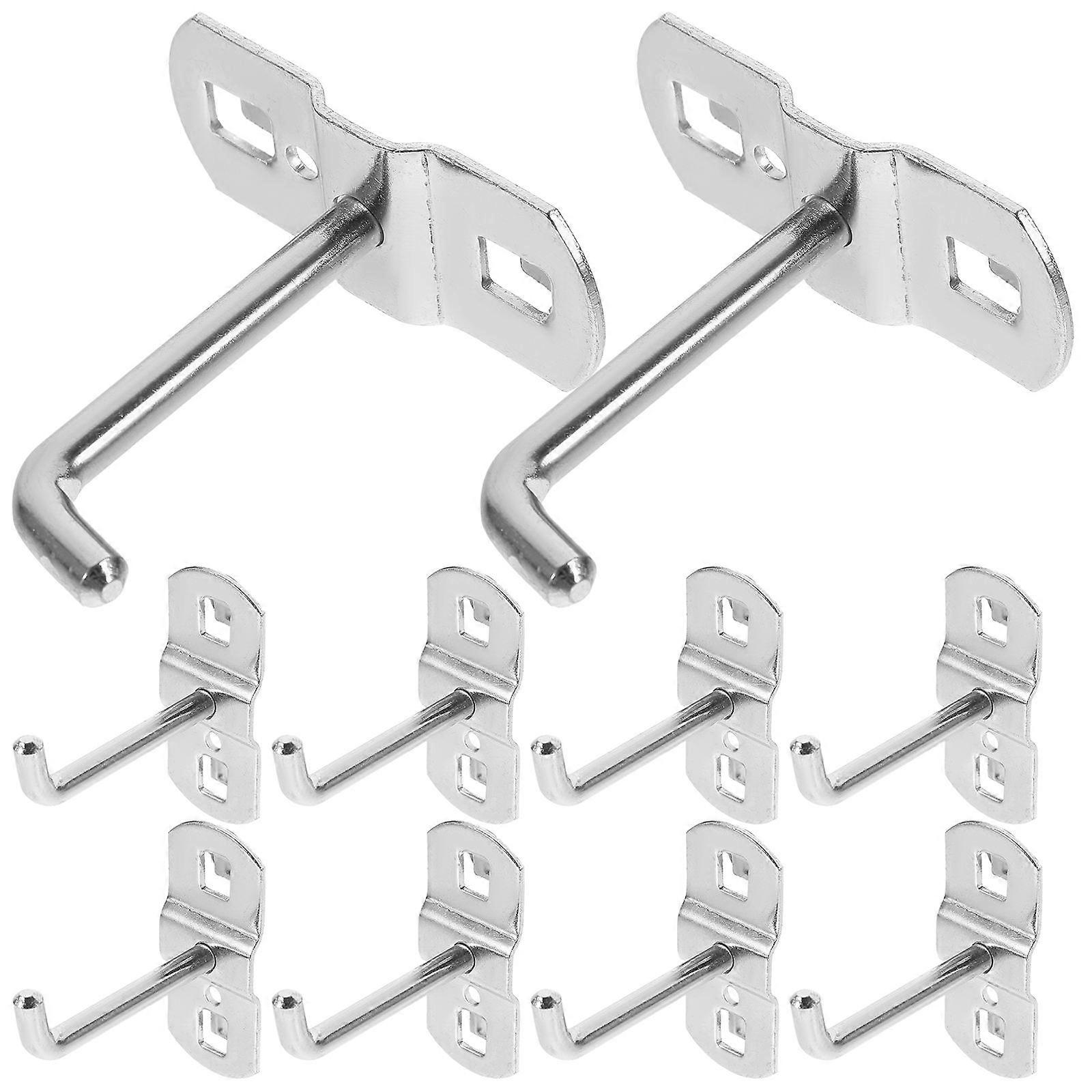 12pcs Display Hooks for Pegboard and Wall – Sturdy Rack Hooks for Organizing Accessories, Clothes, Ideal for Exhibition and Retail Use