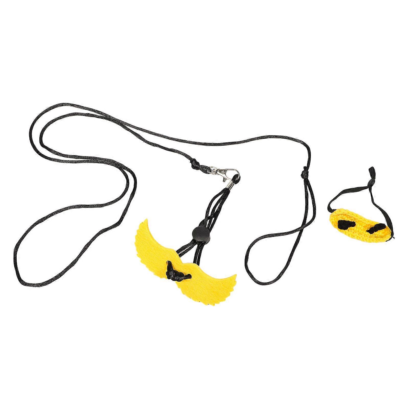 Reptile Harness Leash for Outdoor Training 1Set Adjustable Lizard Leash