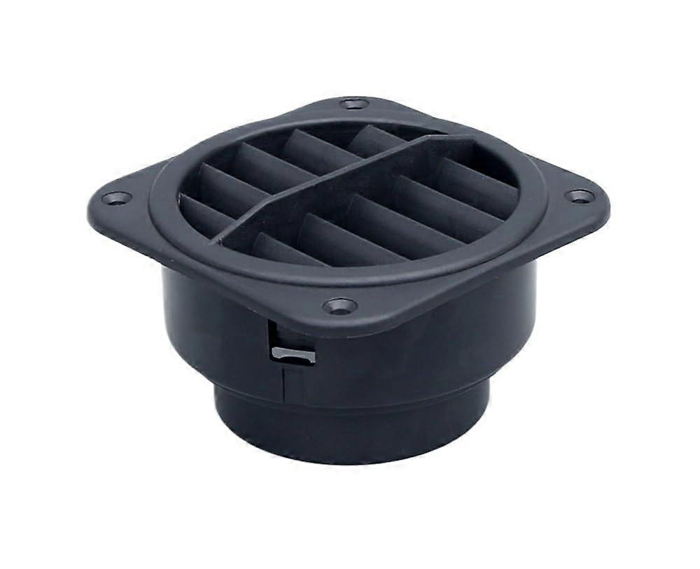60mm Square Air Outlet Car Heater Air Conditioning Rotating Air Vent Accessory for Vehicle Interior, Red, 1 Piece