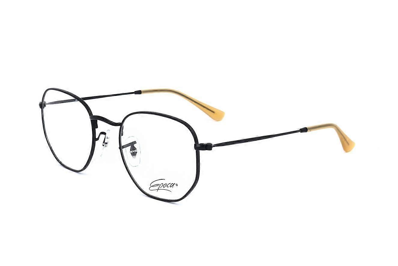 Eyewear Frames Epoca E2116 C1 MATT BLACK/SHINY BEIGE TIP 51/21/145 UNISEX