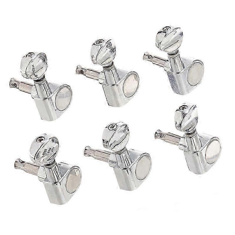 6pcs 6R Guitar Tuning Pegs Tuners Machine Heads for Fender Replacement