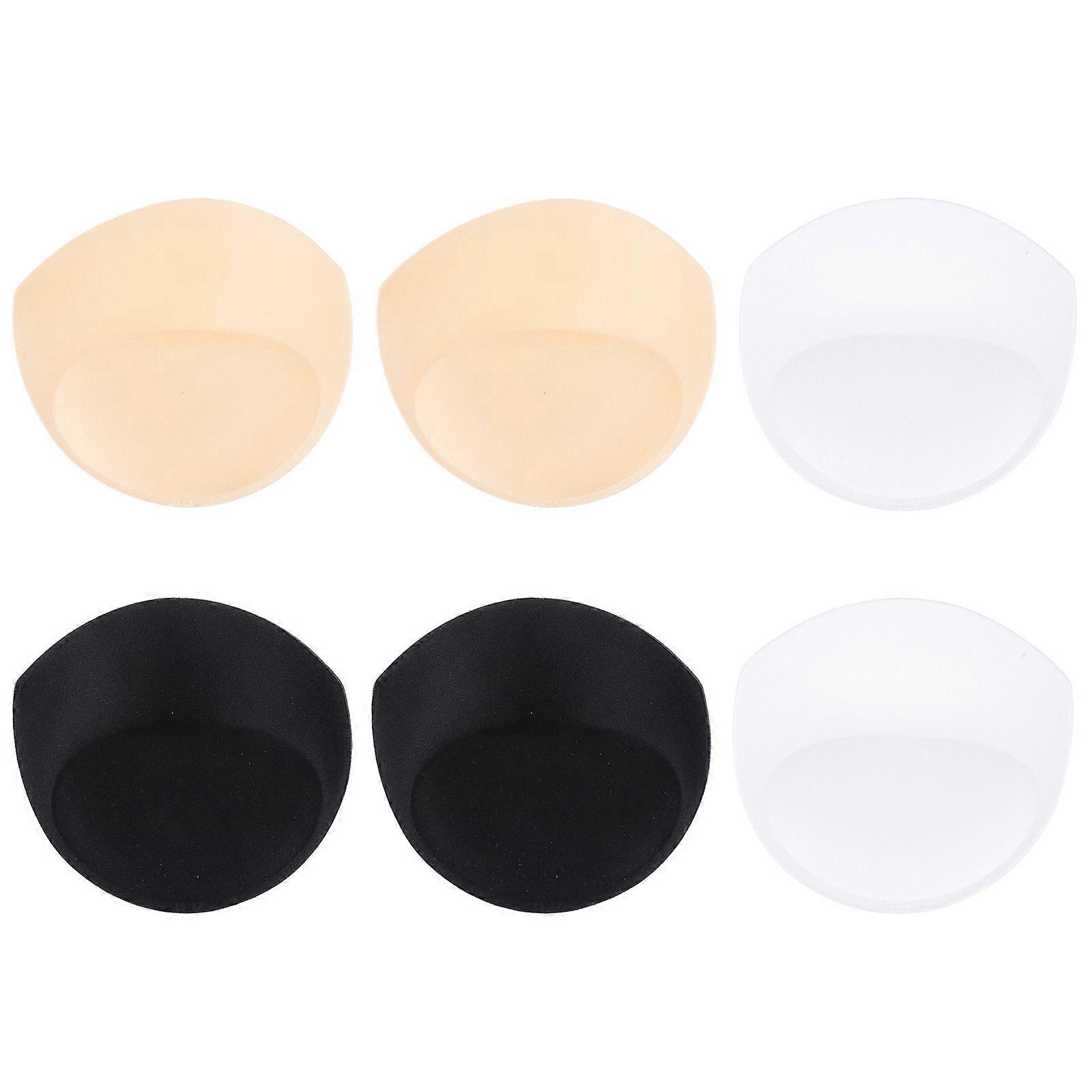 3 Pairs Removable Bra Inserts Breathable Sponge Bra Inserts Women Bra Pads
