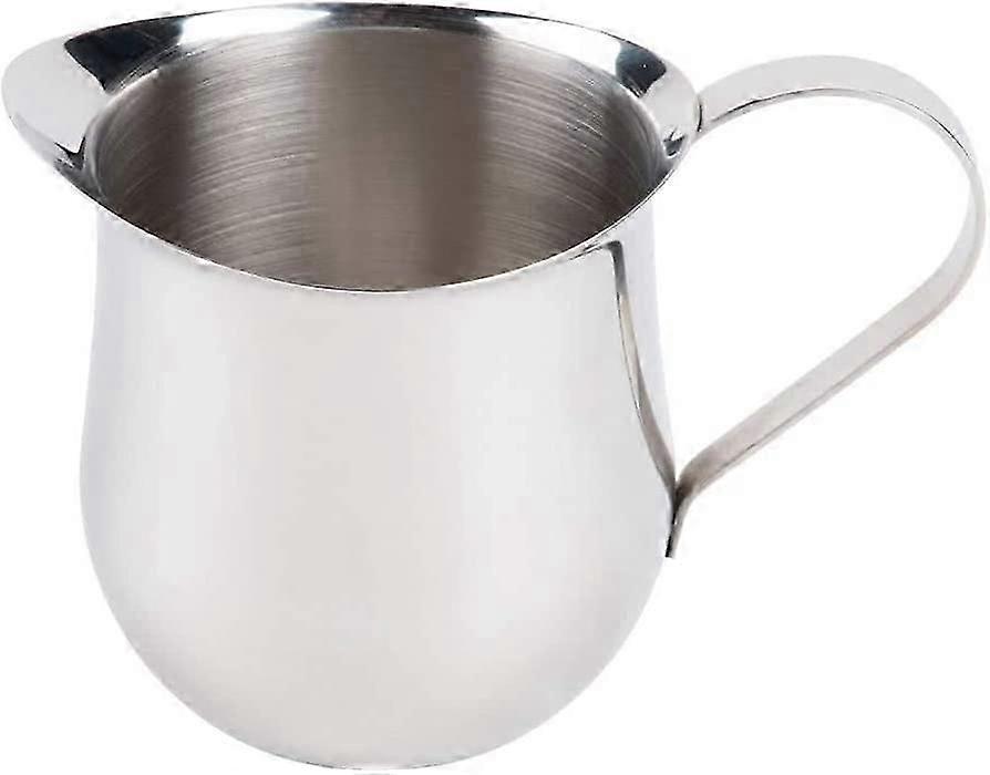 3 ounces of stainless steel bell-shaped creamer, 90 ml. Bell-shaped serving cream pitcher 2 pieces