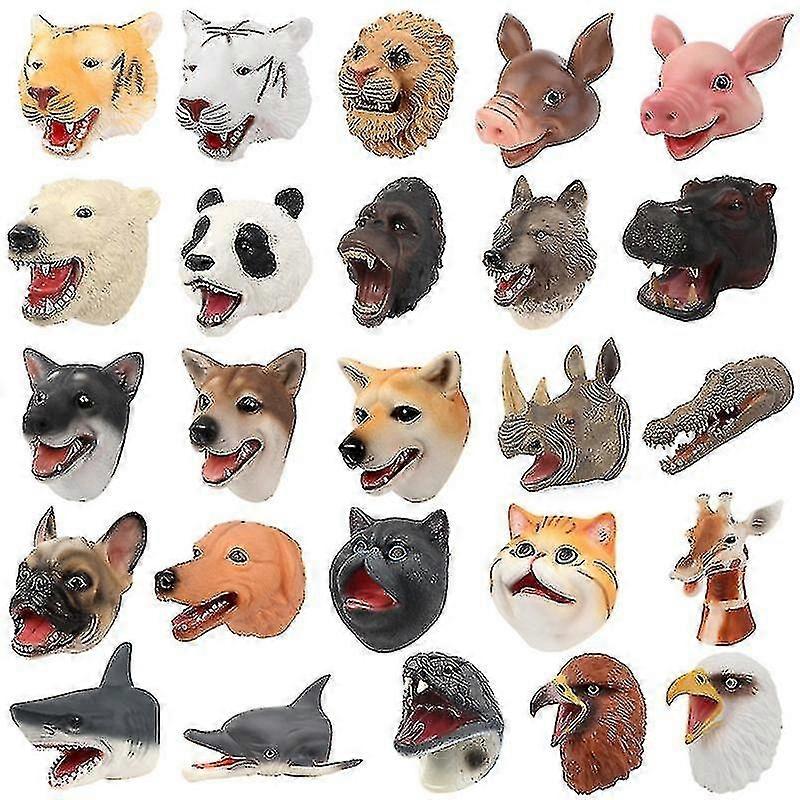 Animal de mn Puppet Model silicon jucrie mnui de animale