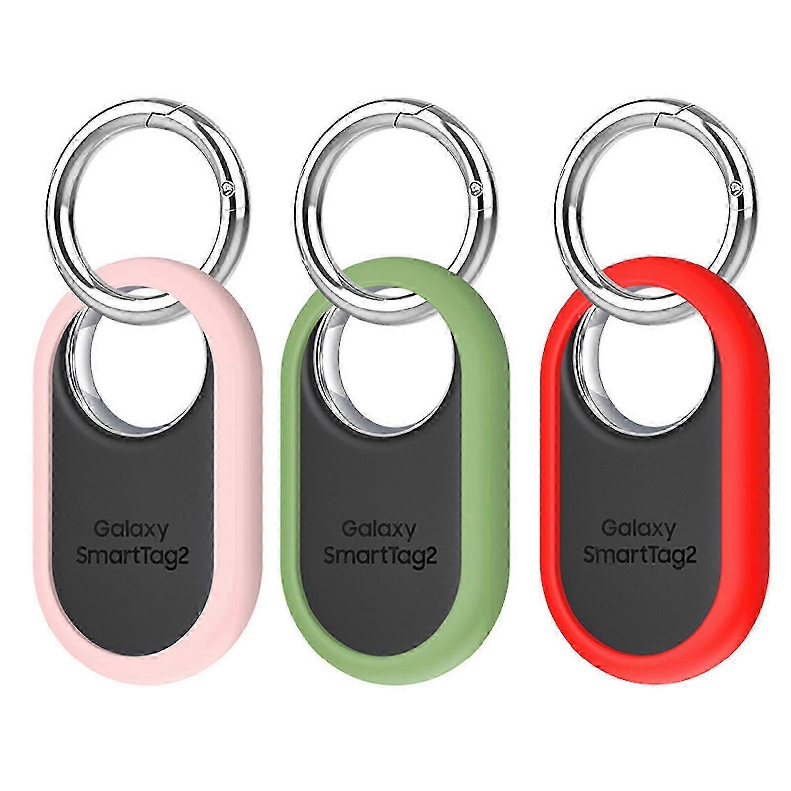 per Samsung Galaxy SmartTag2 Custodia, 3 pezzi Copertura protettiva in silicone resistente ai graffi per Galaxy SmartTag2 Custodia Soft Touch