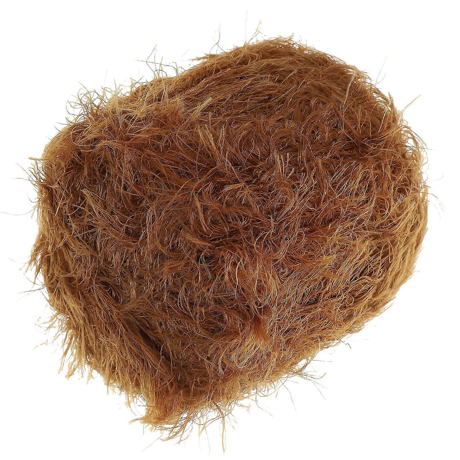 Multi-Function Knitting Yarn With Excellent Texture For Commercial Users 8.5X8.5X9.5CM Coffee Colored 1 Roll