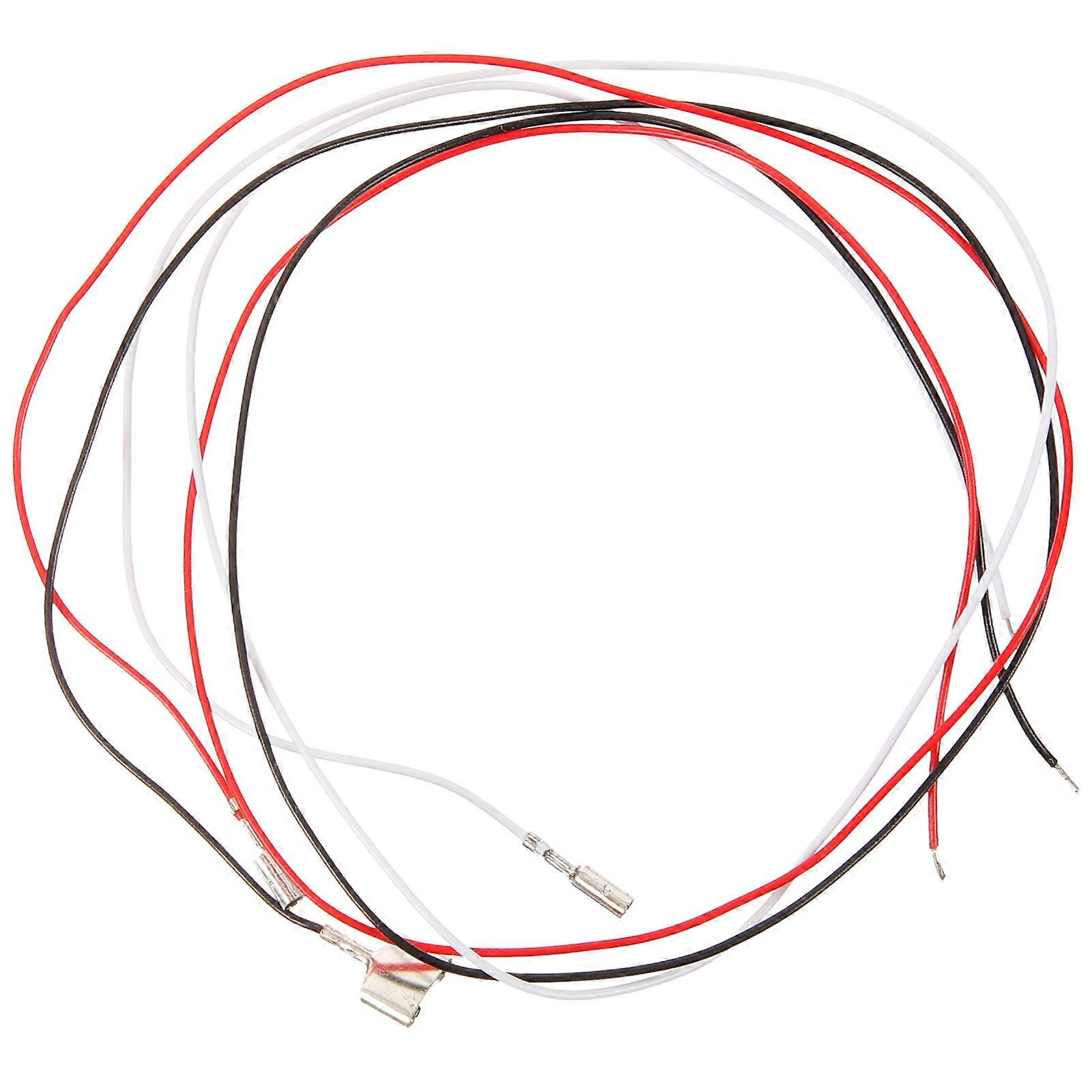 3pcs Stereo Phonograph Lead Wires for Headshell Turntable Connection