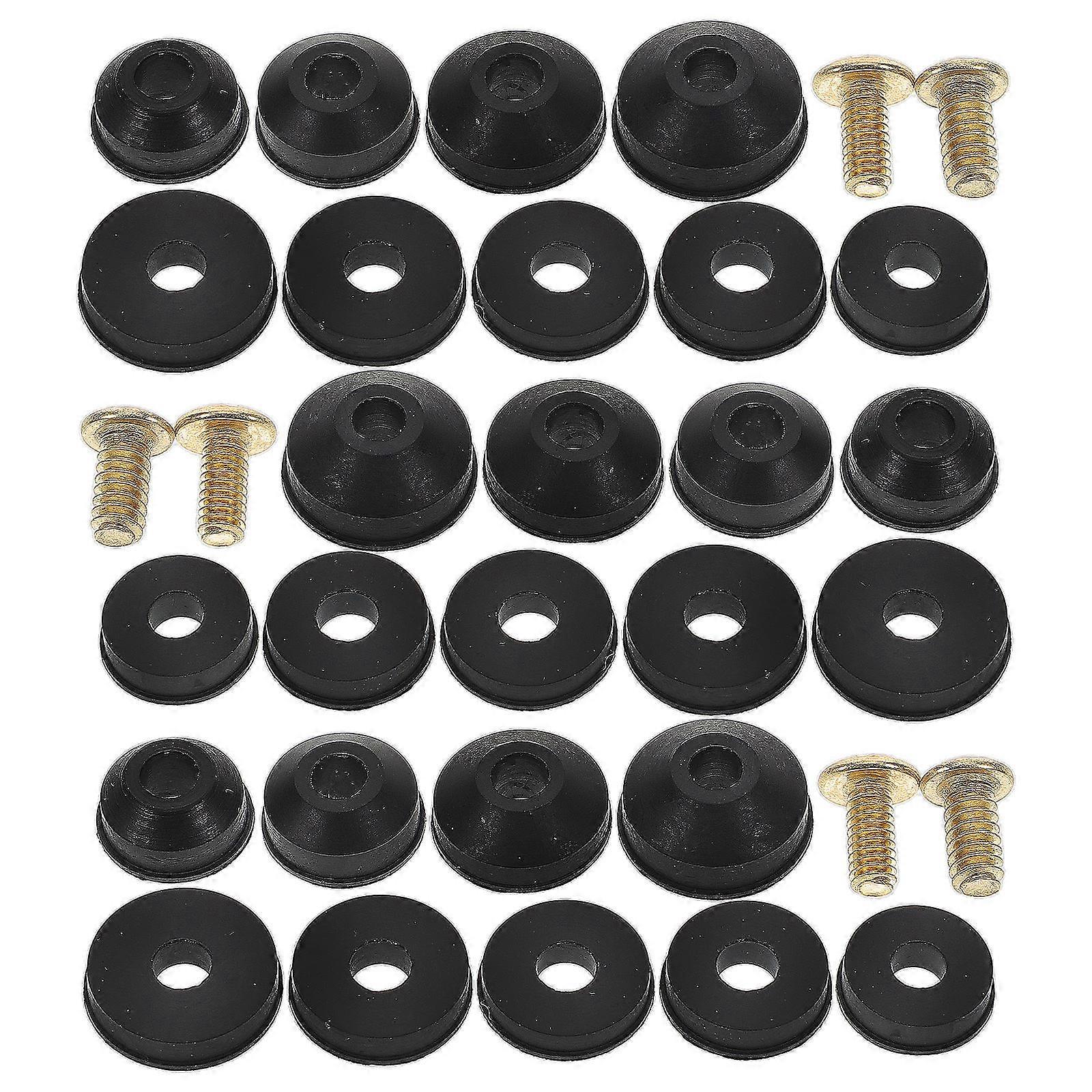 58 Piece Rubber Washer Set for Home Use Durable Assorted Color Gasket Kit Prevents Leaks Small