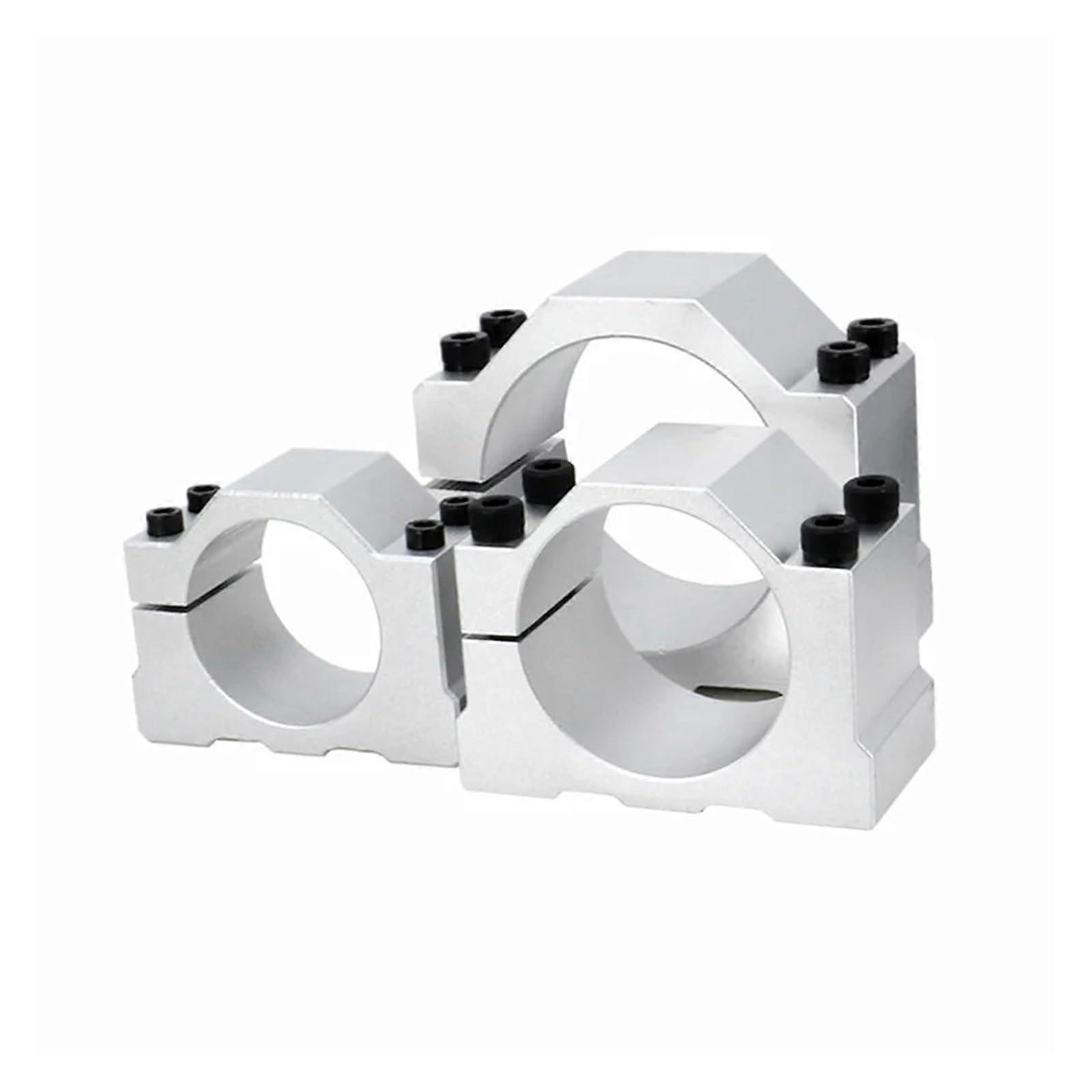 Aluminium Spindle Clamp Bracket 52/55/57/65/80mm With 4 Screws For CNC Engraving Router Machine Mounting Holder