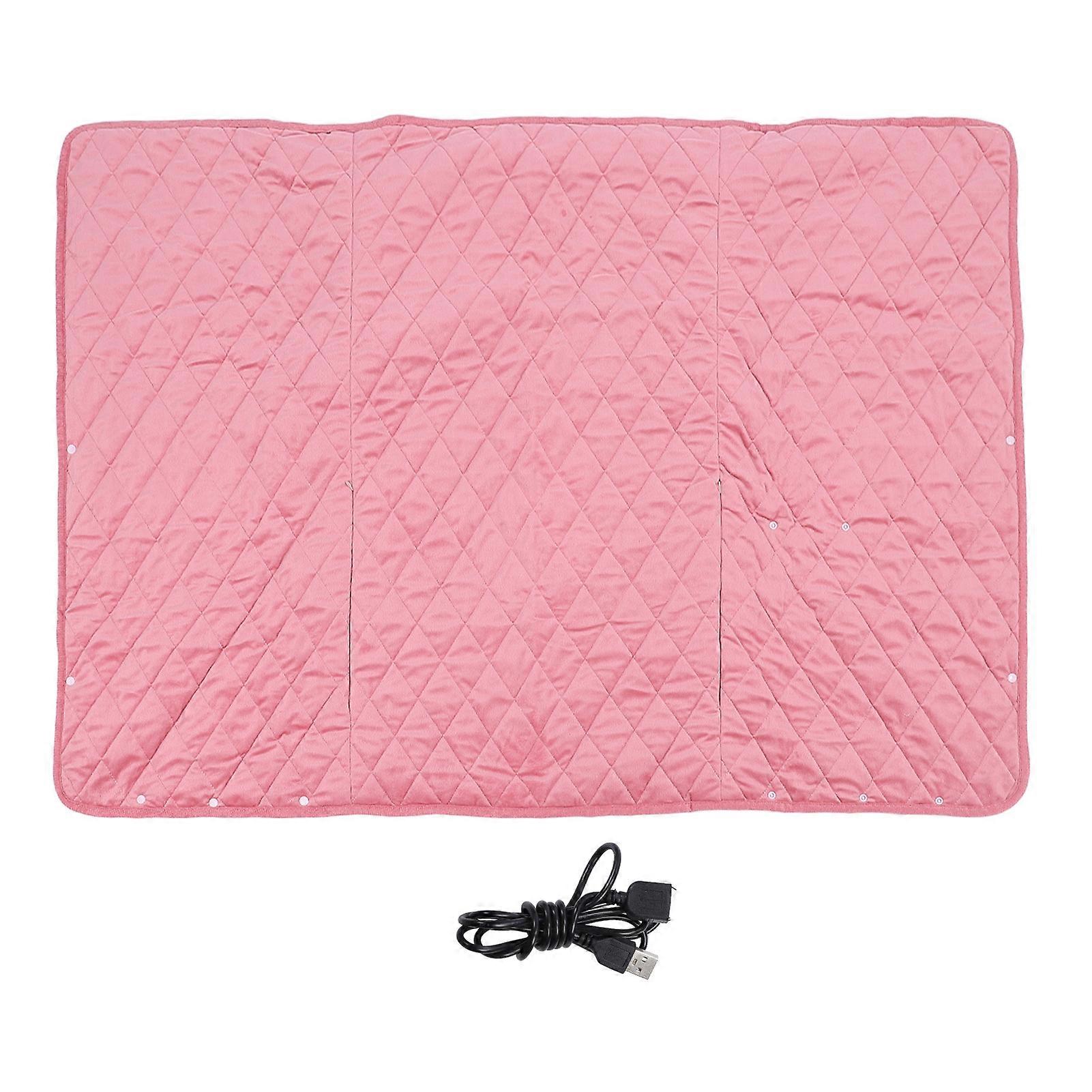 USB Heated Blanket 3 Temperature Levels 1H Timing Soft Comfortable Machine Washable Electric Heating Shawl