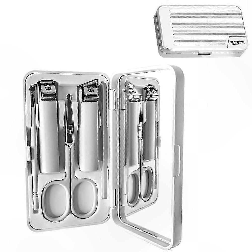 5-Piece Nail Care Kit with Clippers and Mirror Tool for Grooming