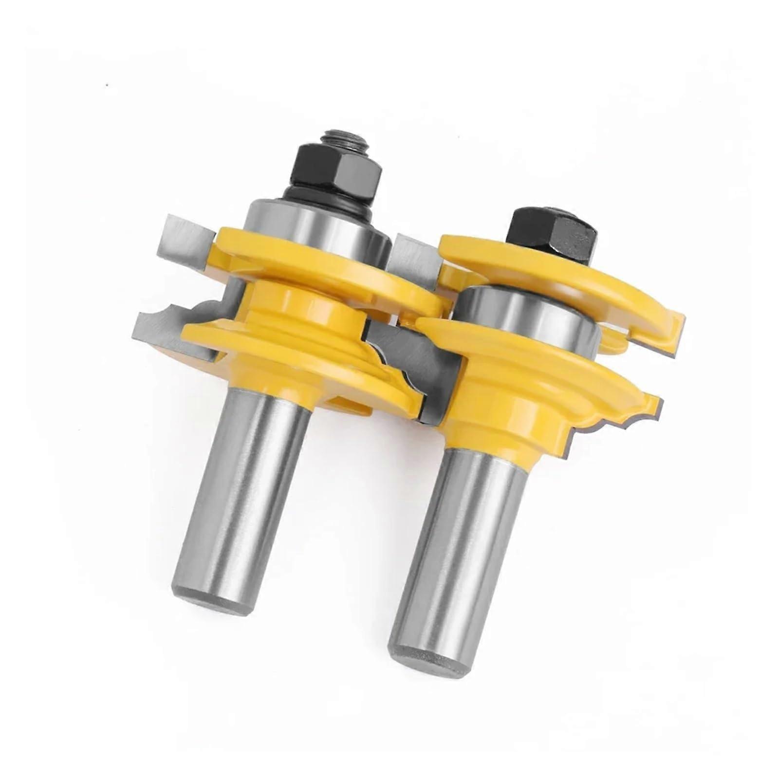 1SET 1/2 Inch Shank Round Corner Router Bit Set for Woodworking, 12.7mm Shank, Wood Milling Tools