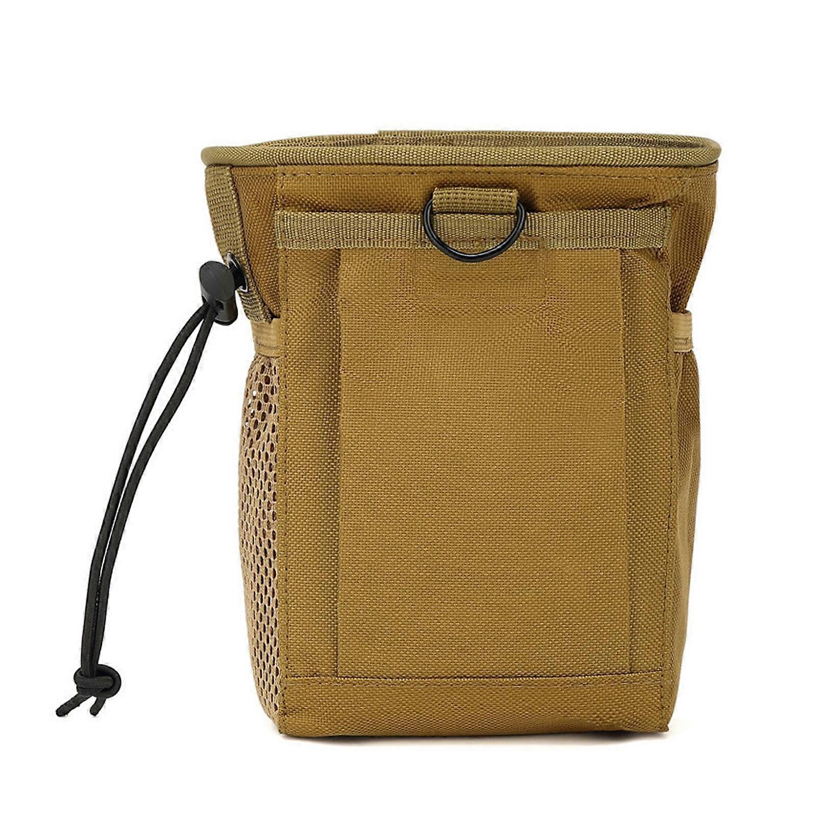 Waist Tool Bag Khaki, Drawstring Outdoor Waist Bag For Running, Hiking, Cycling, Tool Organizer For Keys Wallet